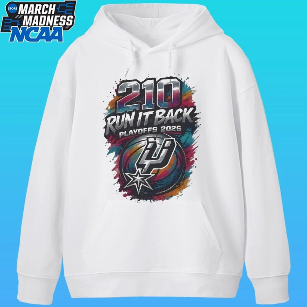 San Antonio Basketball 210 Run It Back Playoffs 2026 Shirt