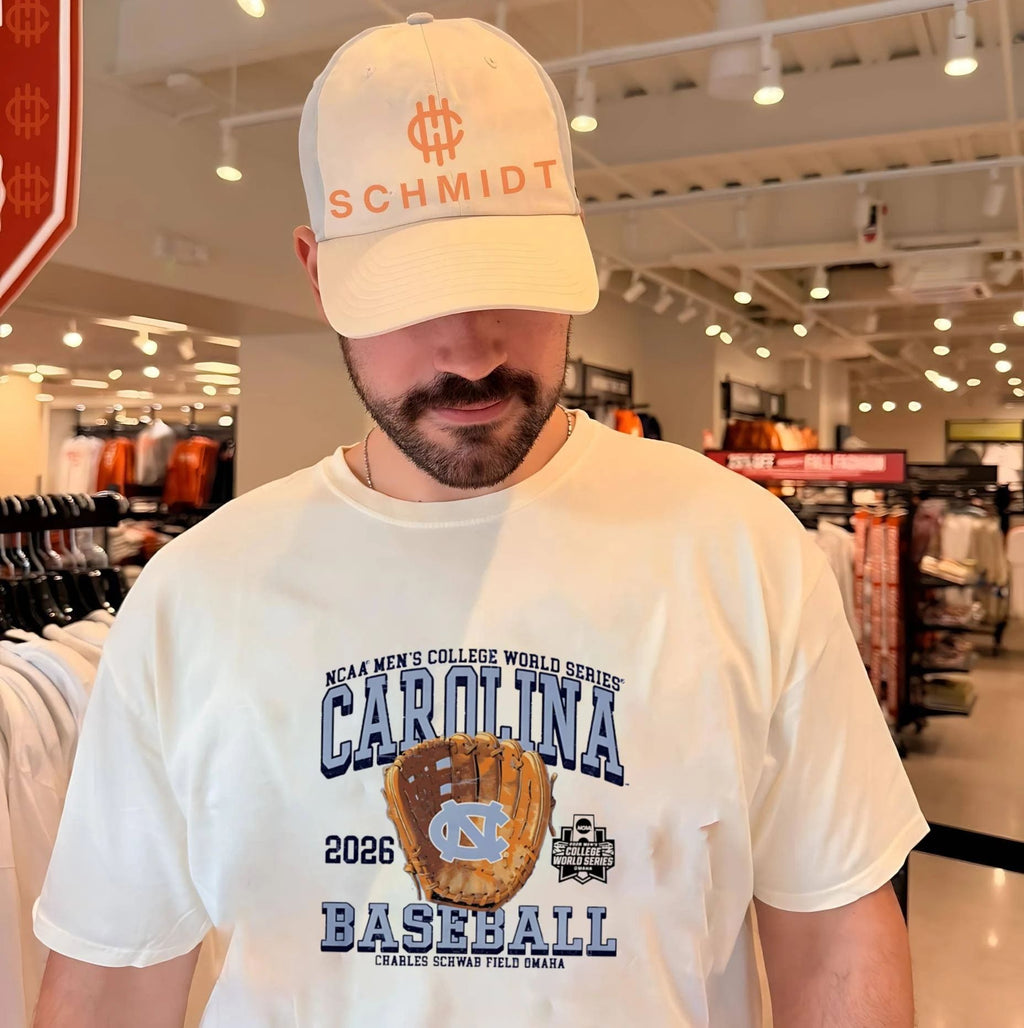 North Carolina Tar Heels 2026 College World Series Omaha Bound Glove shirt