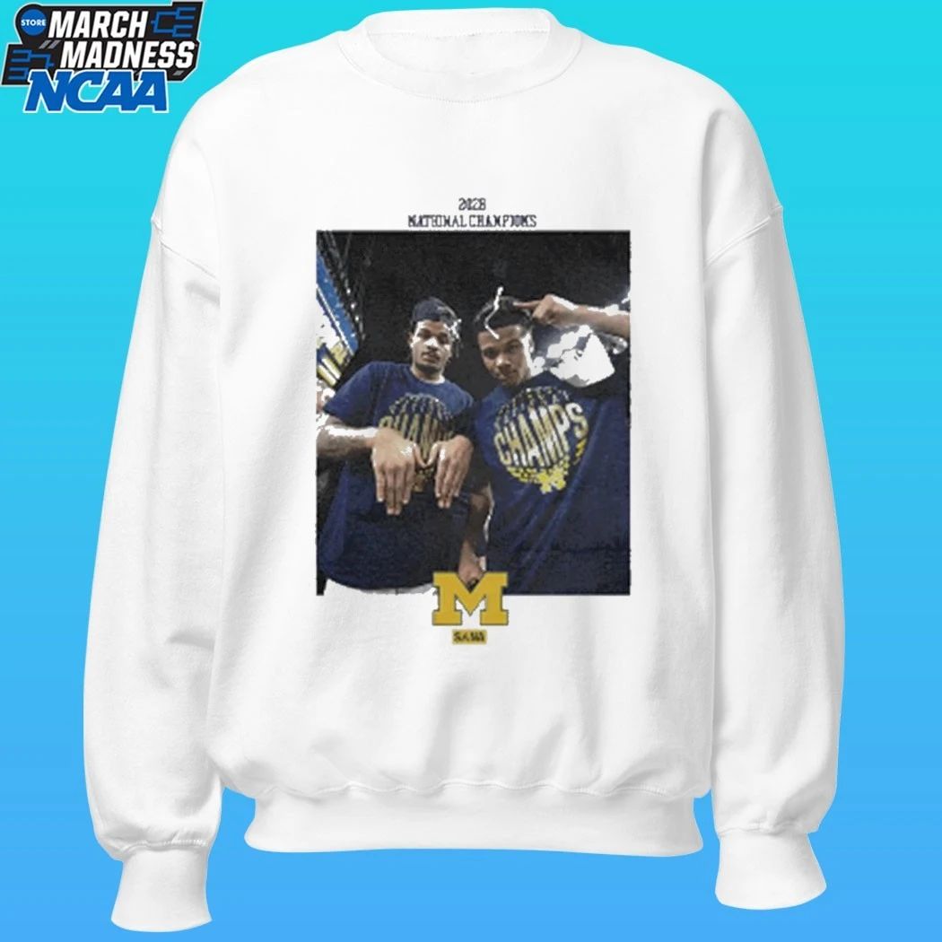 Sana Detroit X Valiant University Of Michigan Basketball 2025-2026 National Champions Shirt
