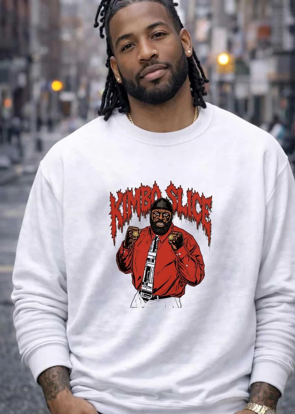 Kimbo Slice MMA Street Fighter Legend Dripping Logo Iconic 2026 Tribute Shirt