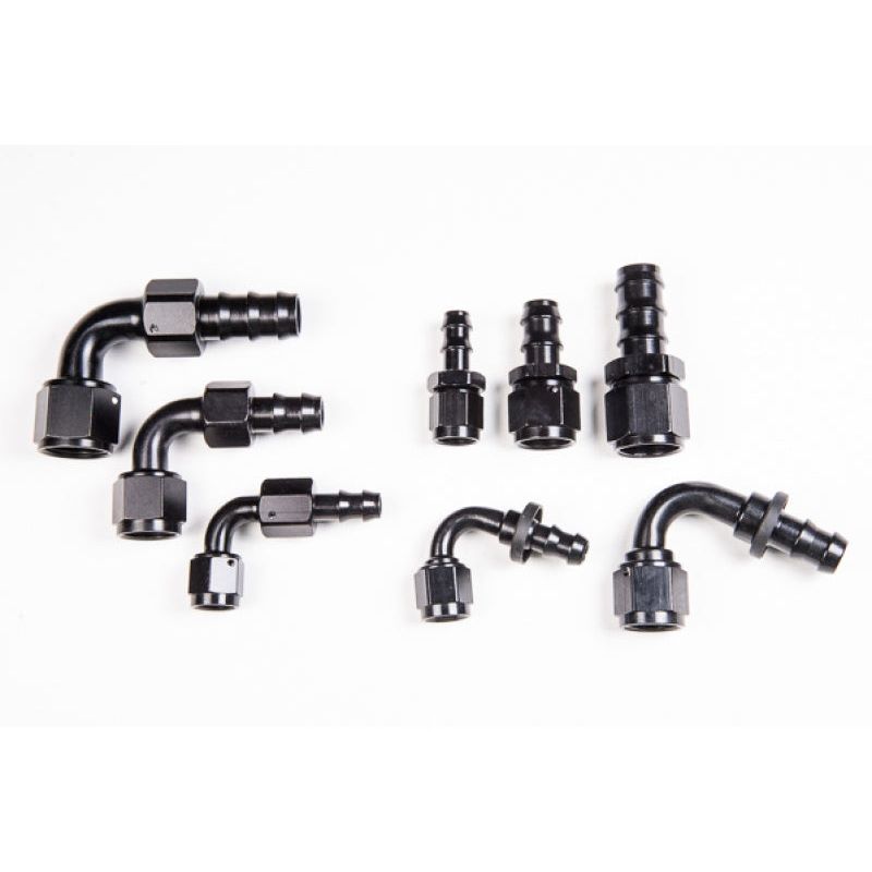 Radium Engineering 8An Straight Pushlok Hose End | Universal (14-0206)