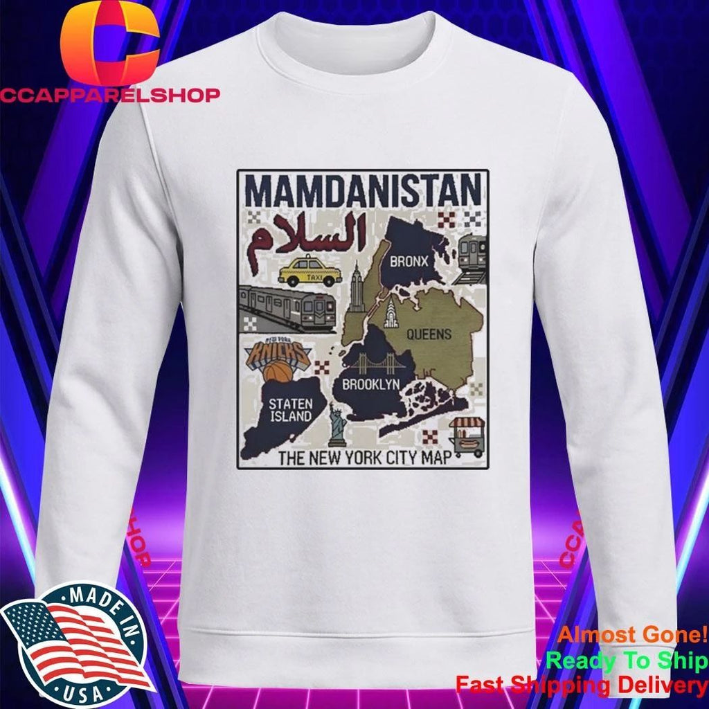 Mamdanistan The New York City Map Shirt