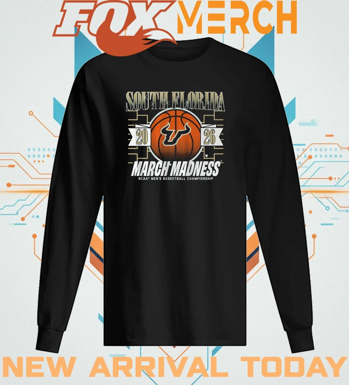 USF Bulls 2026 March Madness NCAA Men’s Basketball Championship shirt