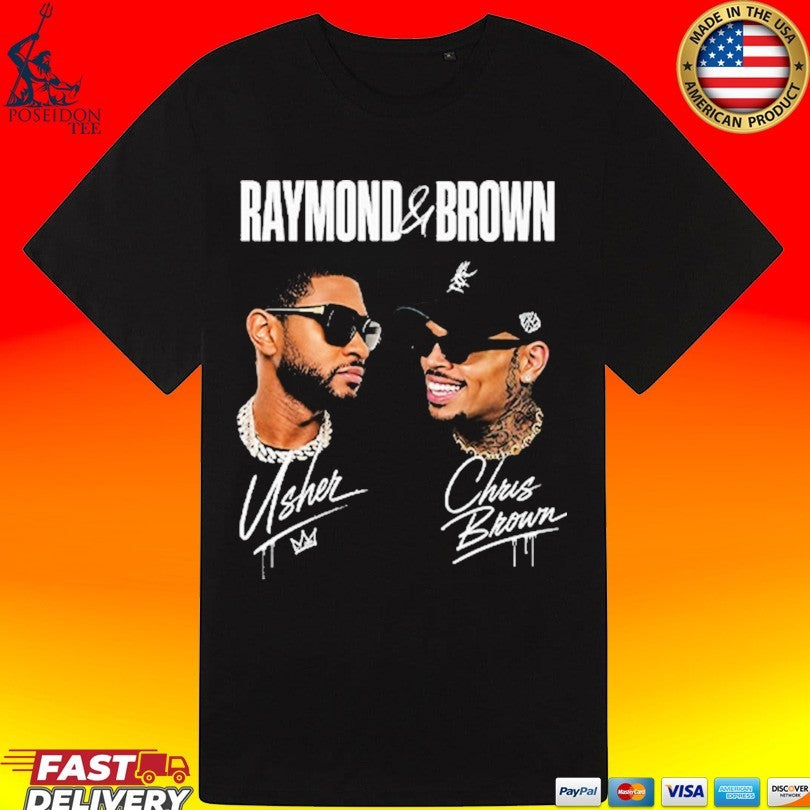 Usher And Chris Brown Raymond And Brown Collab T-shirt