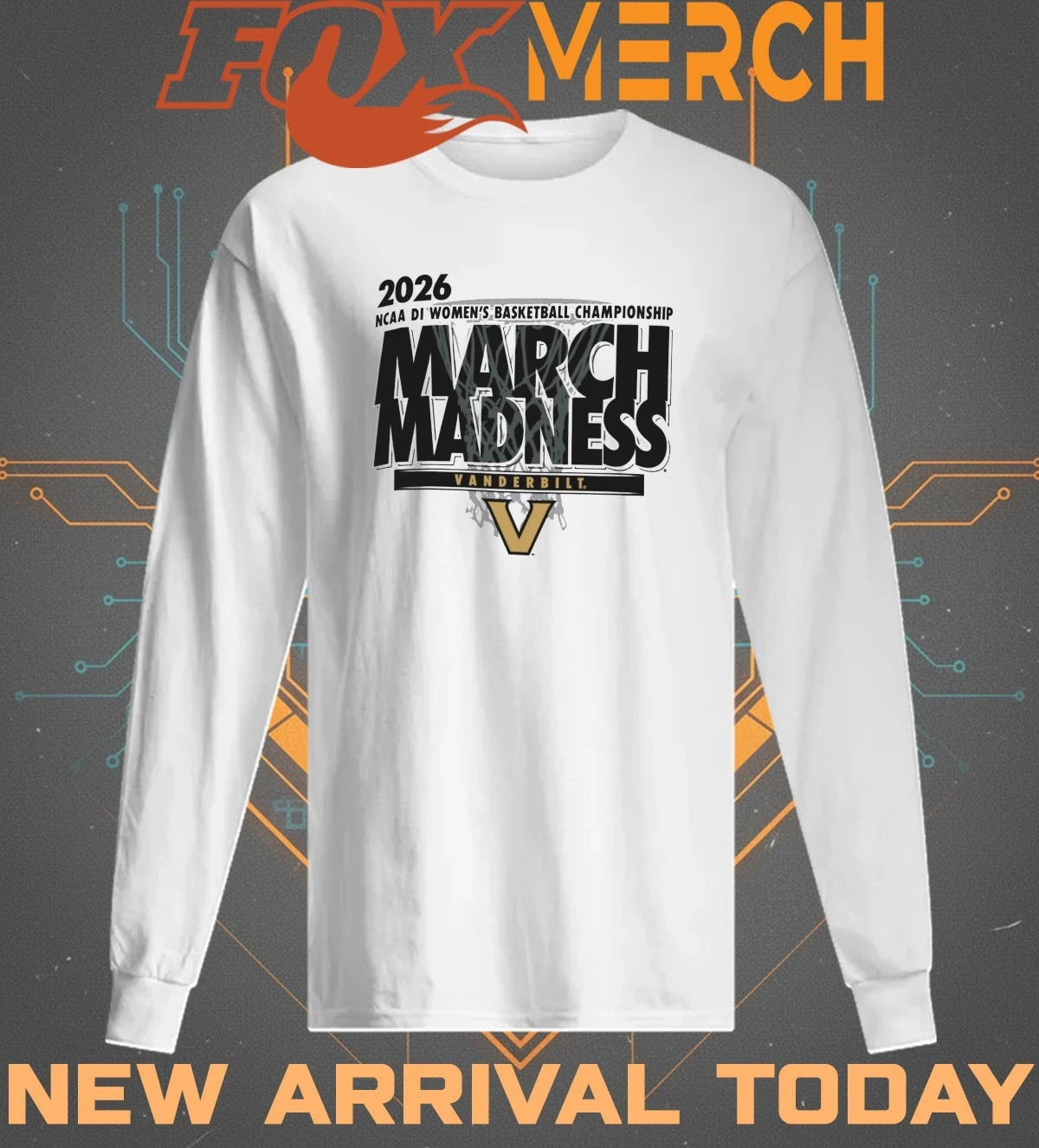 Vanderbilt Commodores 2026 NCAA DI Women’s Basketball Championship March Madness shirt