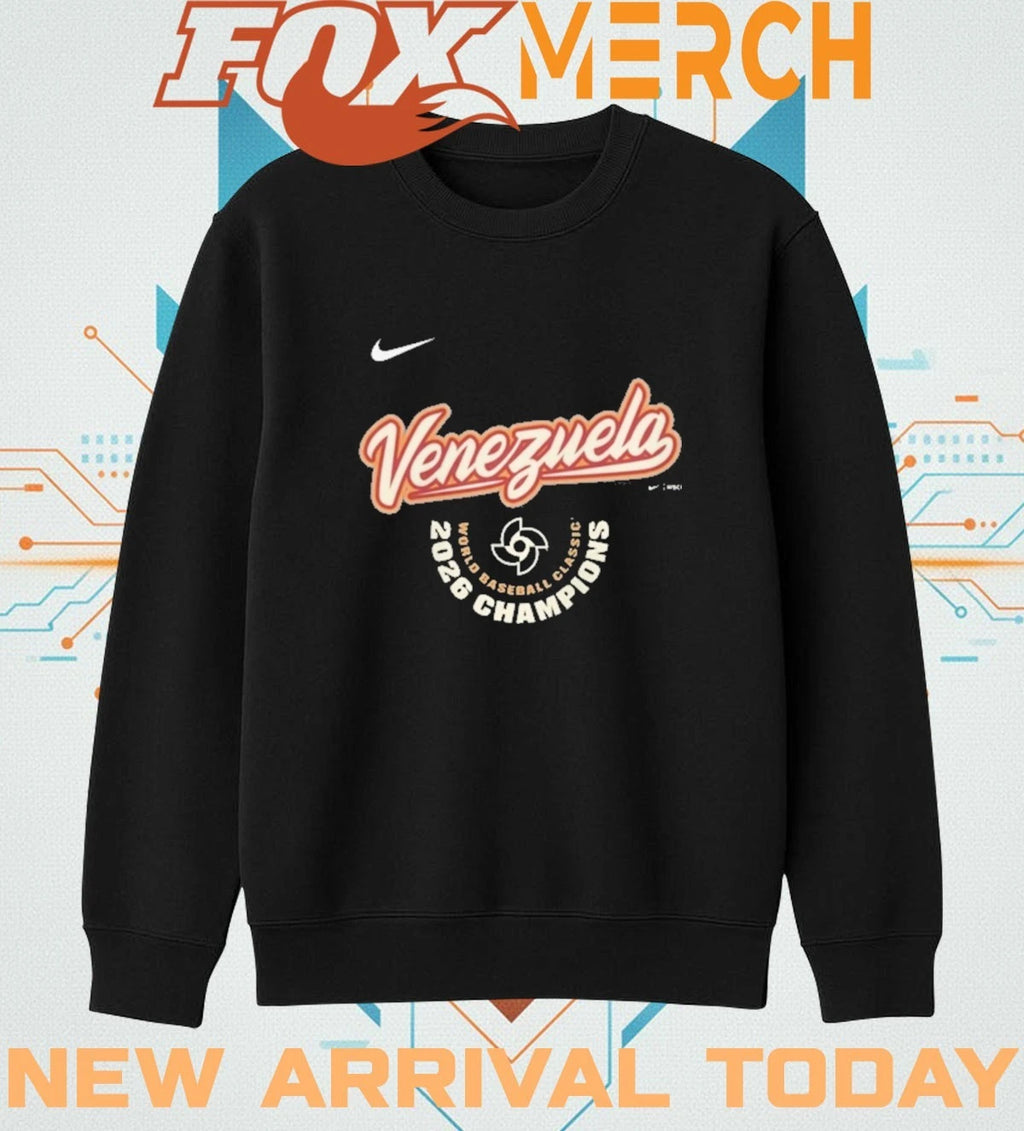 Venezuela Baseball 2026 World Baseball Classic Champions logo t-shirt