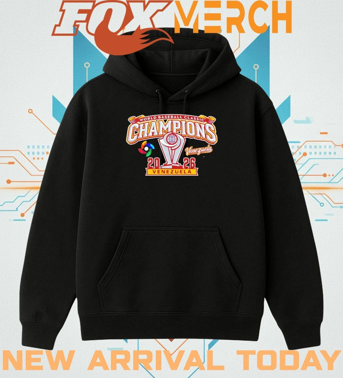 Venezuela Baseball World Baseball Classic 2026 Champions Trophy Cup t-shirt