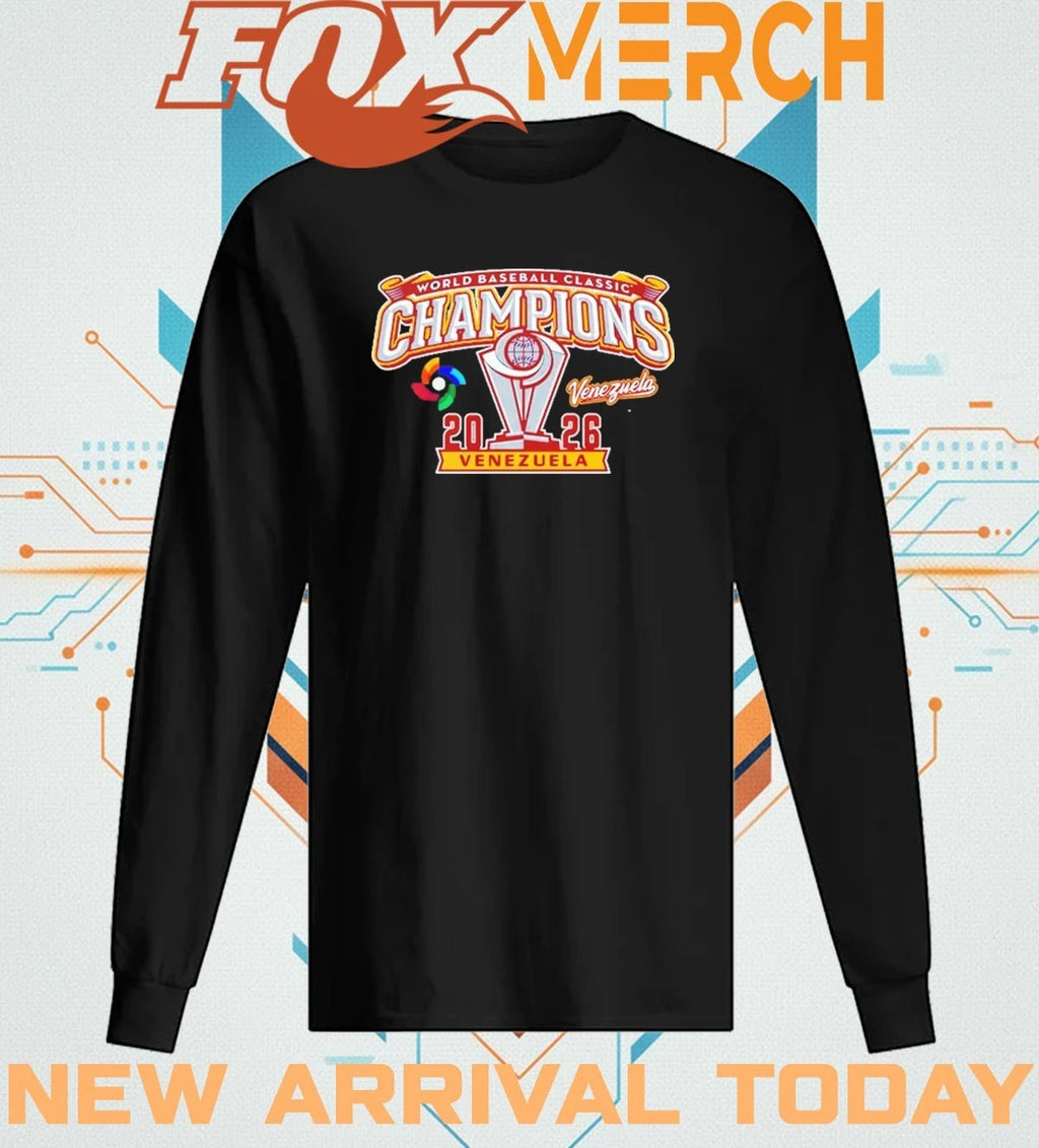Venezuela Baseball World Baseball Classic 2026 Champions Trophy Cup t-shirt
