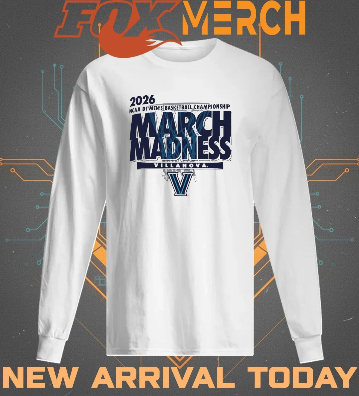 Villanova Wildcats 2026 NCAA DI Men’s Basketball Championship March Madness shirt