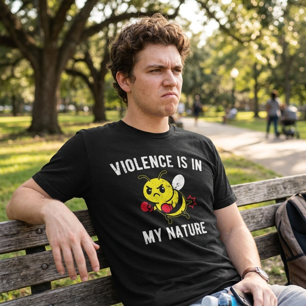Violence Is In My Nature Men's T Shirt