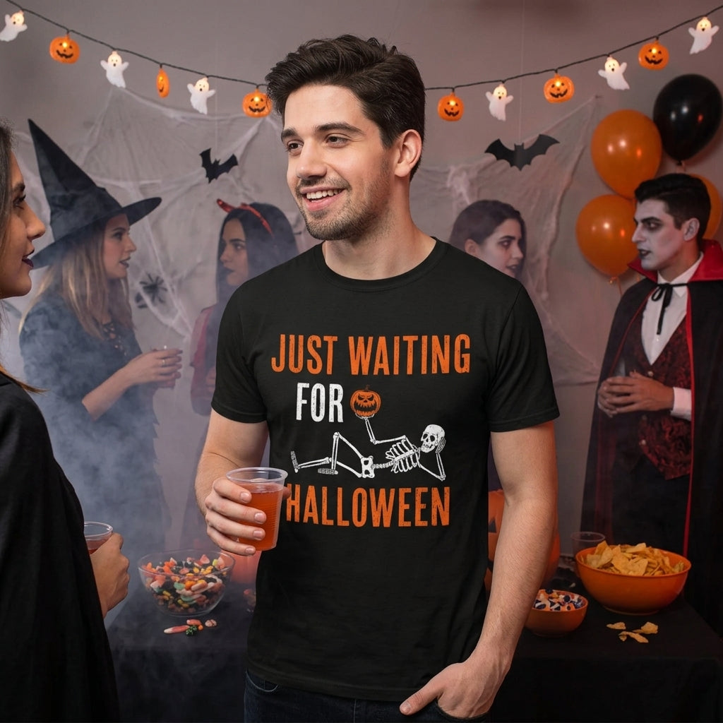 Just Waiting For Halloween Men's T Shirt