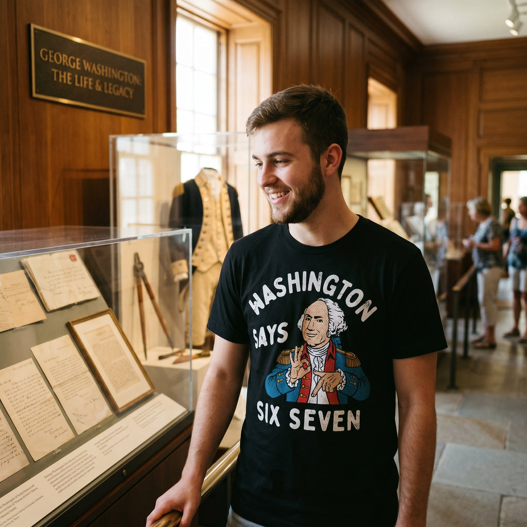 Washington Says 6 7 Men's T Shirt