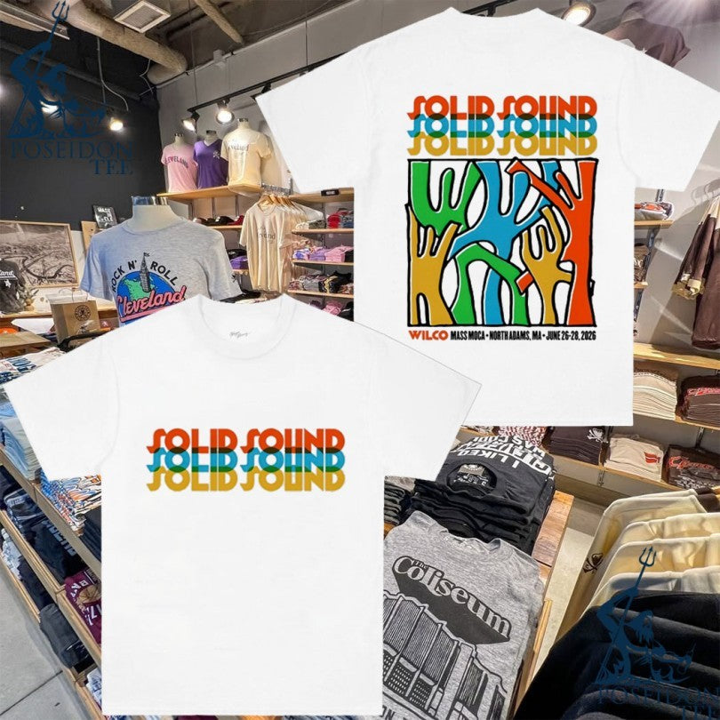 Wilco Solid Sound Festival June 26-28 2026 In North Adams Ma T-shirt