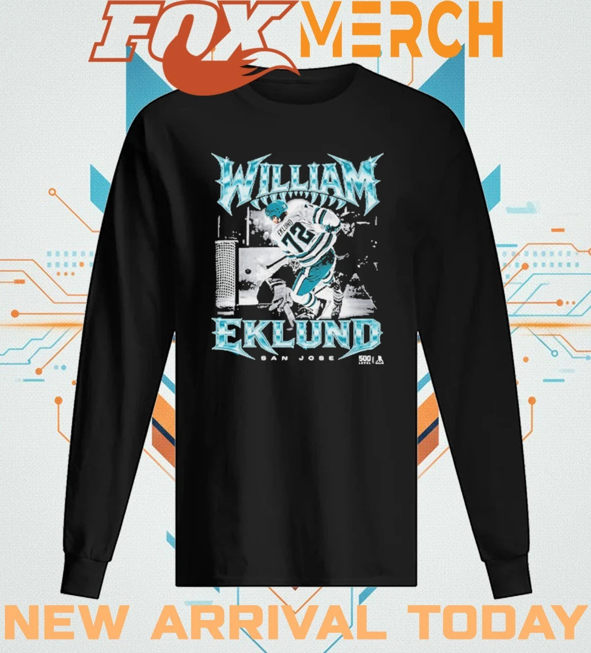 William Eklund San Jose Goal Of The Year t-shirt