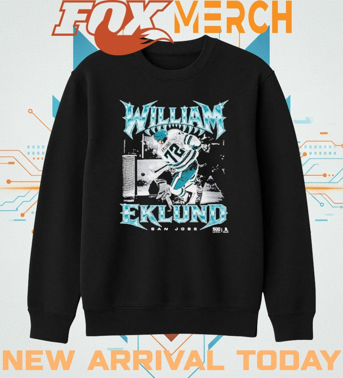 William Eklund San Jose Goal Of The Year t-shirt