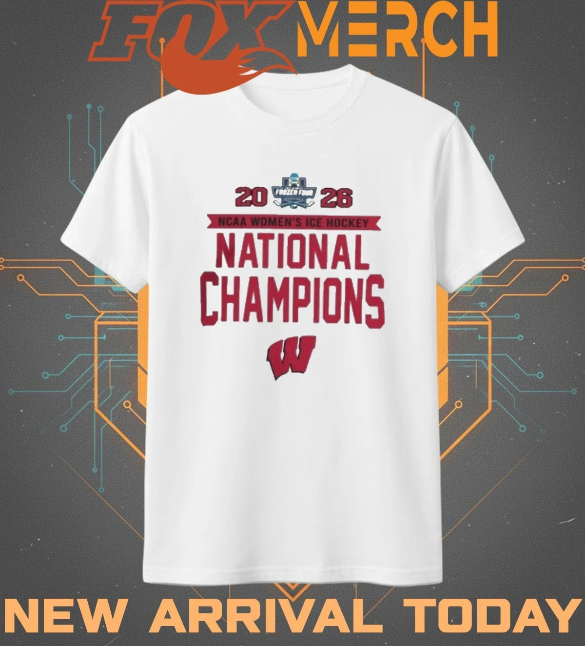 Wisconsin Badgers 2026 Ncaa Frozen Four Women’s Ice Hockey National Champions t-shirt
