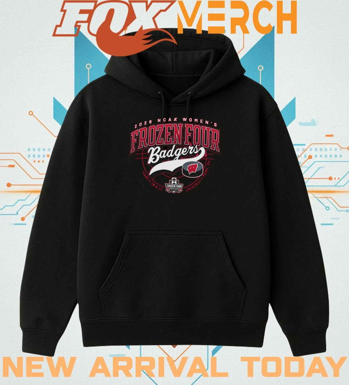 Wisconsin Badgers 2026 NCAA Women’s Frozen Four University Park, PA shirt