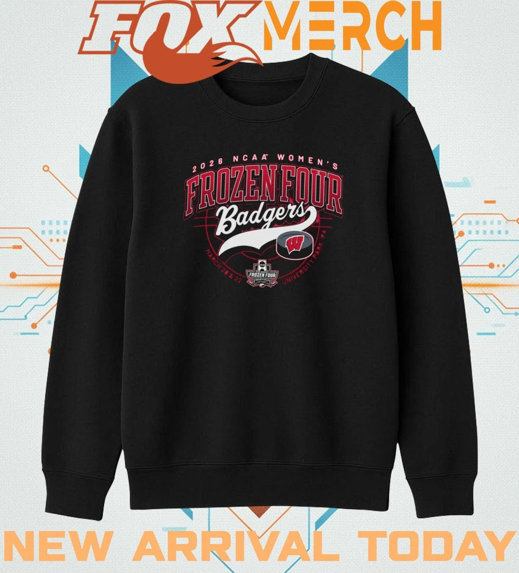 Wisconsin Badgers 2026 NCAA Women’s Frozen Four University Park, PA shirt