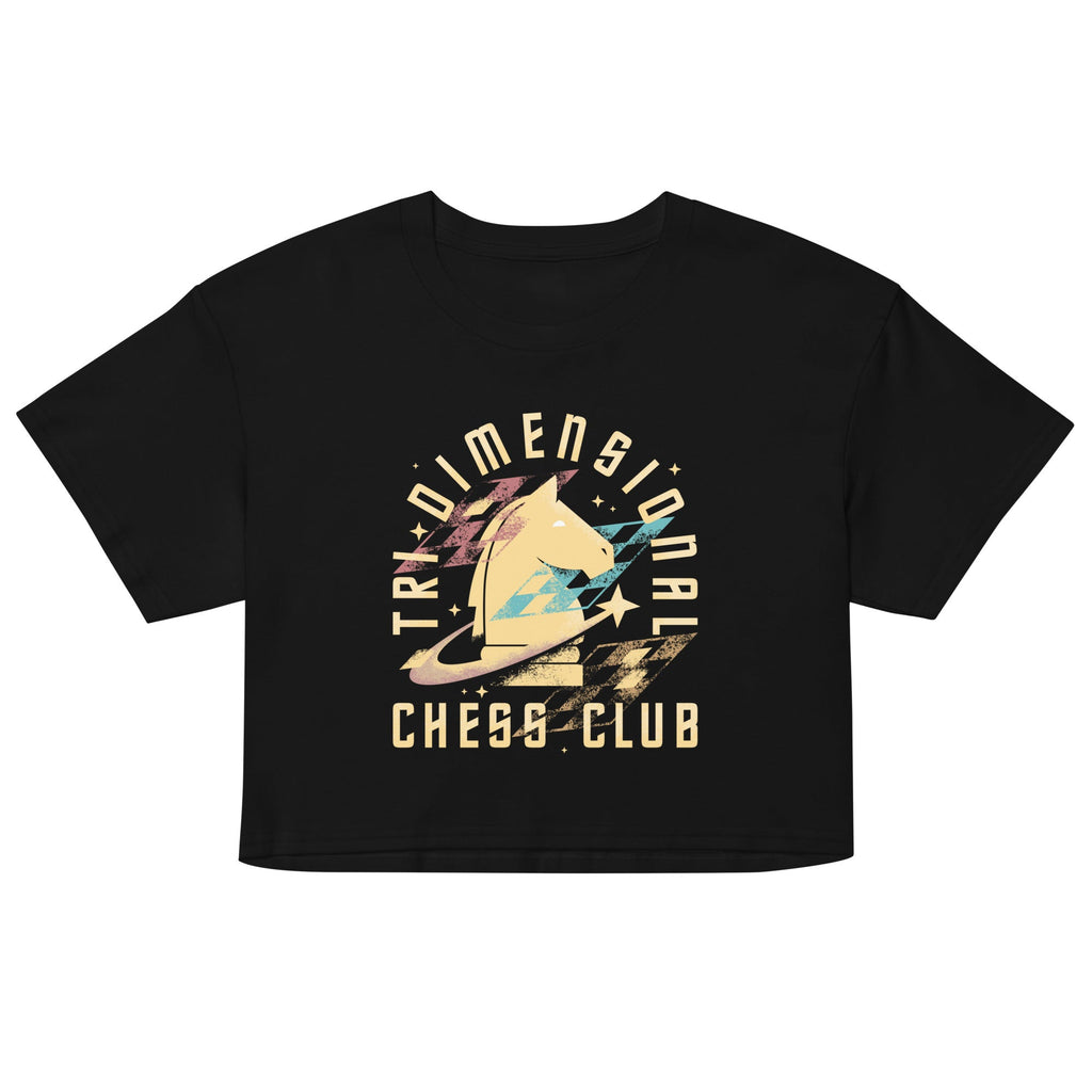 Tri-Dimensional Chess Club Women's Crop Tee