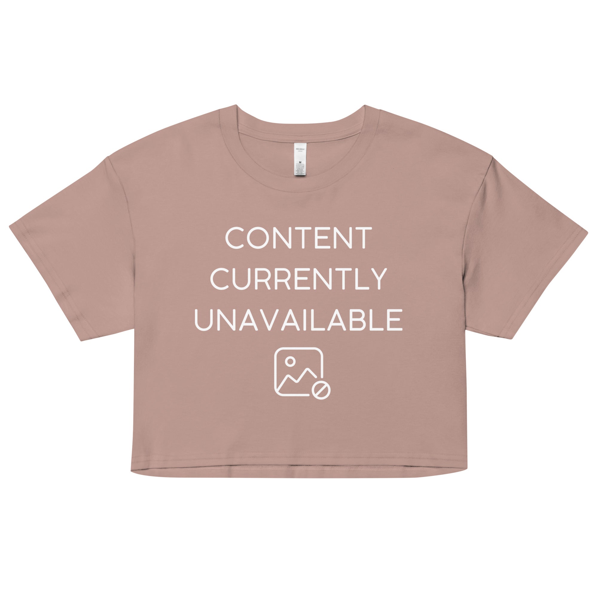 Content Currently Unavailable Women's Crop Tee