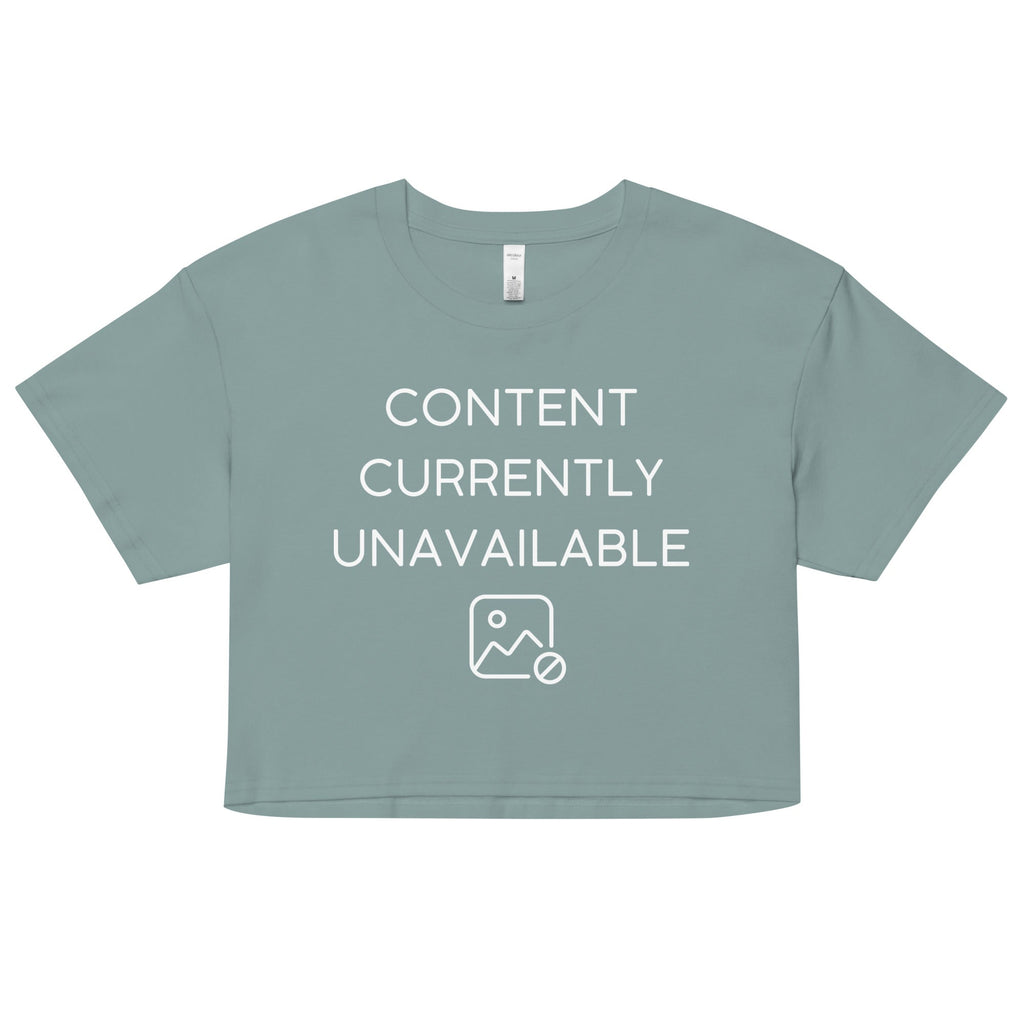 Content Currently Unavailable Women's Crop Tee