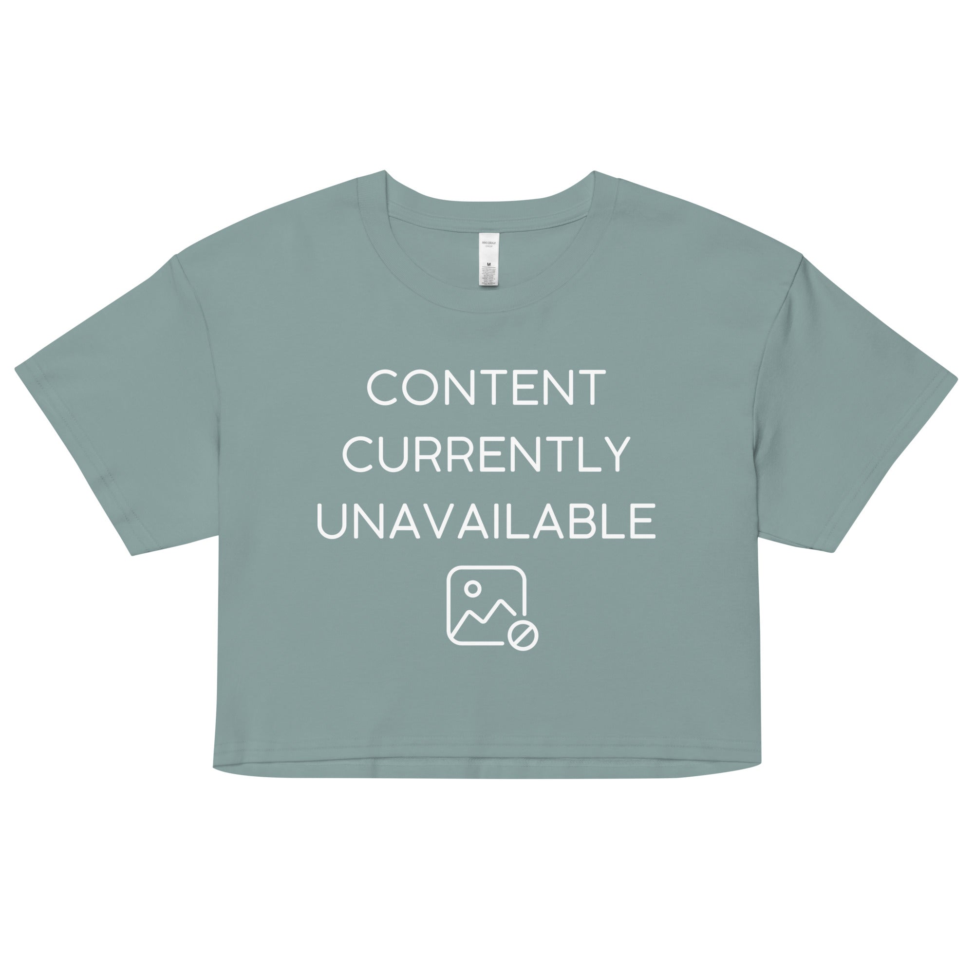 Content Currently Unavailable Women's Crop Tee