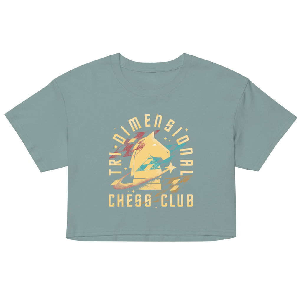 Tri-Dimensional Chess Club Women's Crop Tee