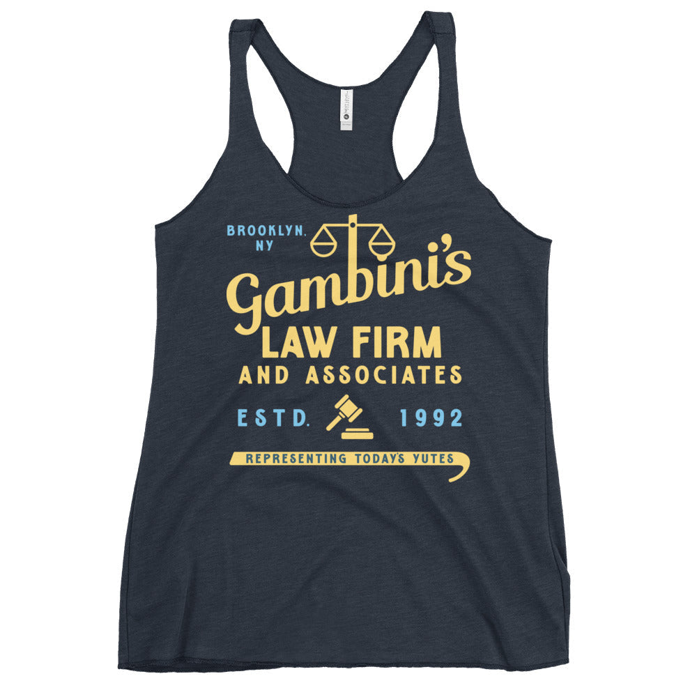 Gambini's Law Firm Women's Racerback Tank
