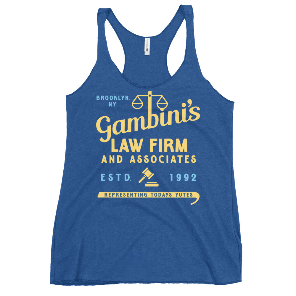Gambini's Law Firm Women's Racerback Tank