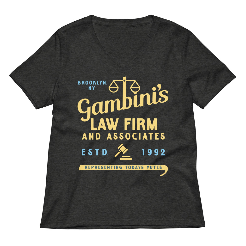 Gambini's Law Firm Women's V-Neck Tee