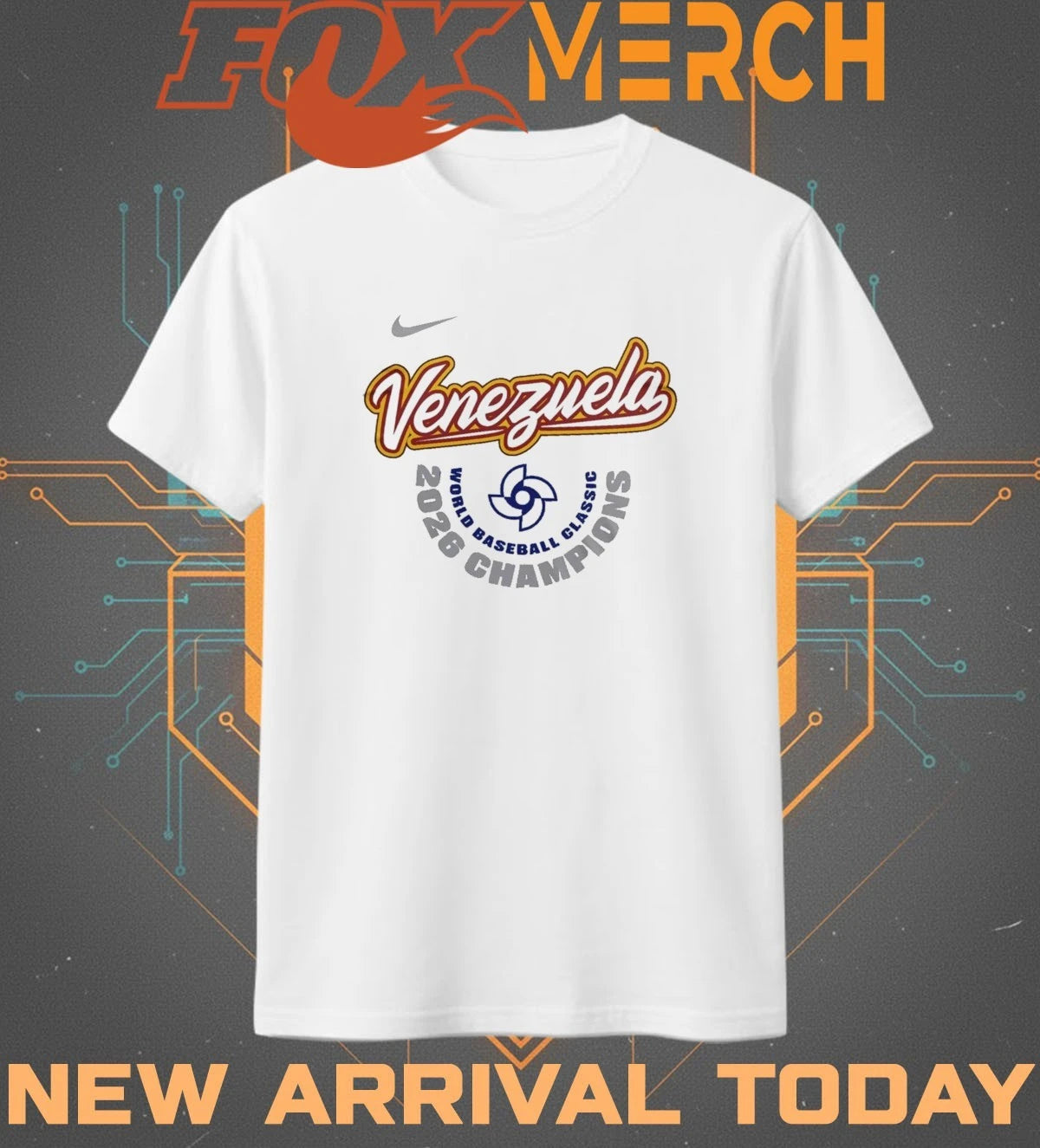 World Baseball Classic Champions x Venezuela 2026 t-shirt