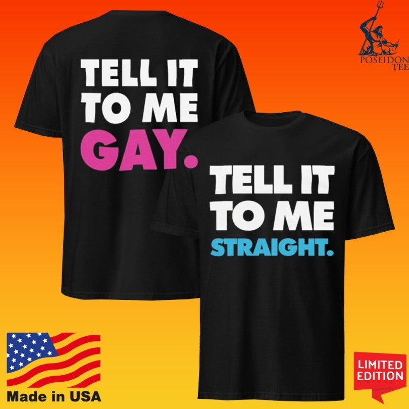 World Of Wonder Stop That Train Tell It To Me Straight Gay T-shirt