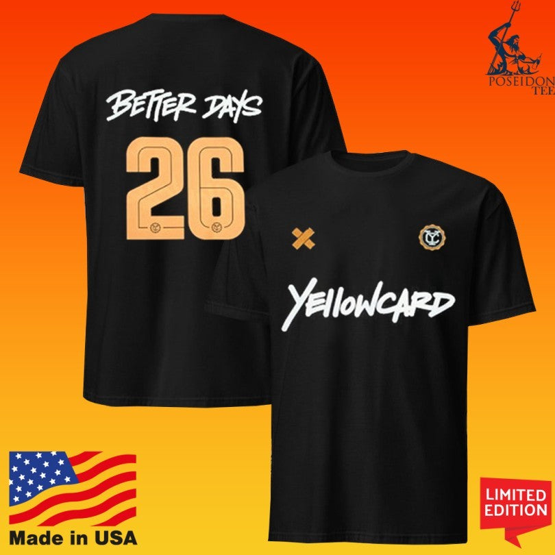 Yellowcard Better Days 26 T-shirt