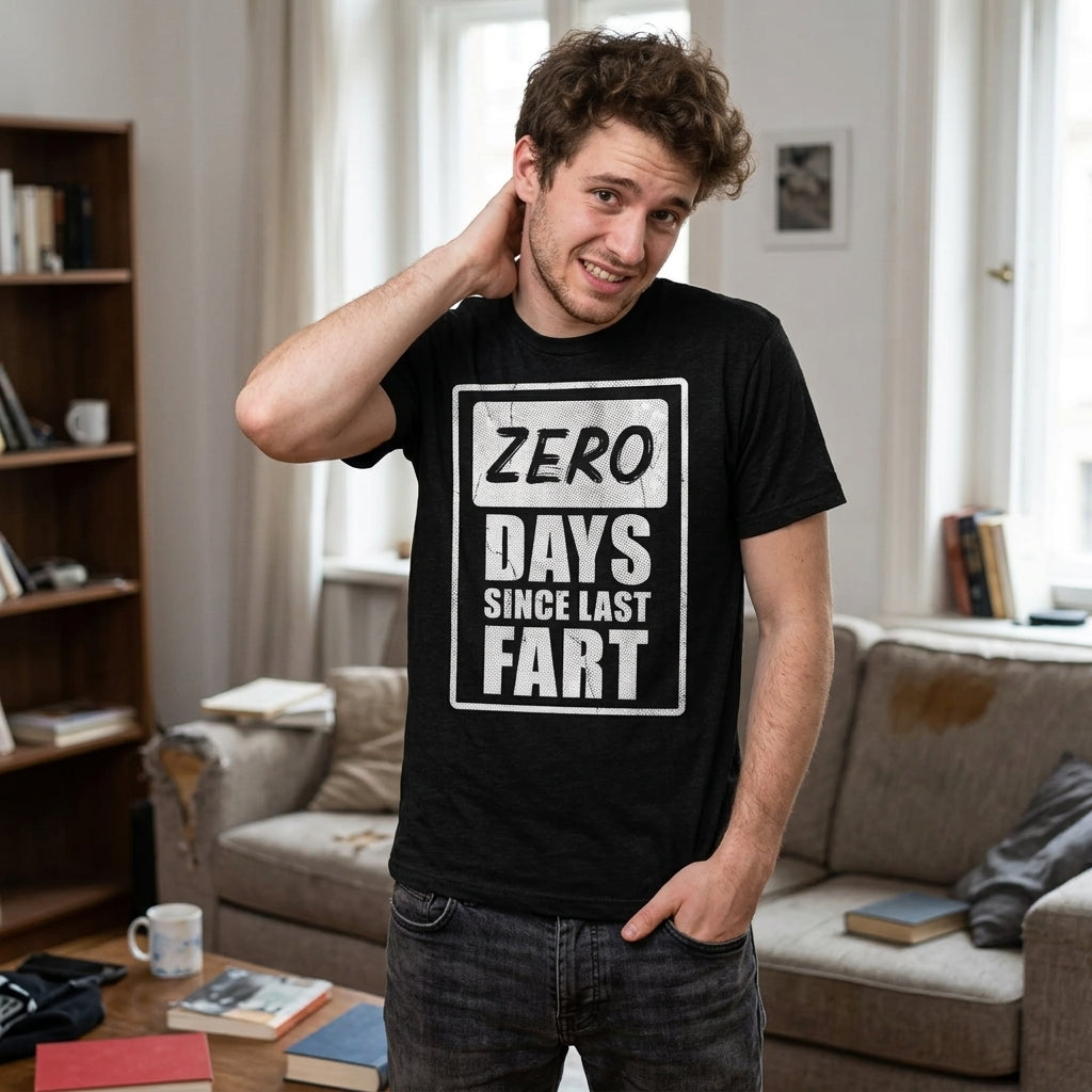 Zero Days Since Last Fart Men's T Shirt